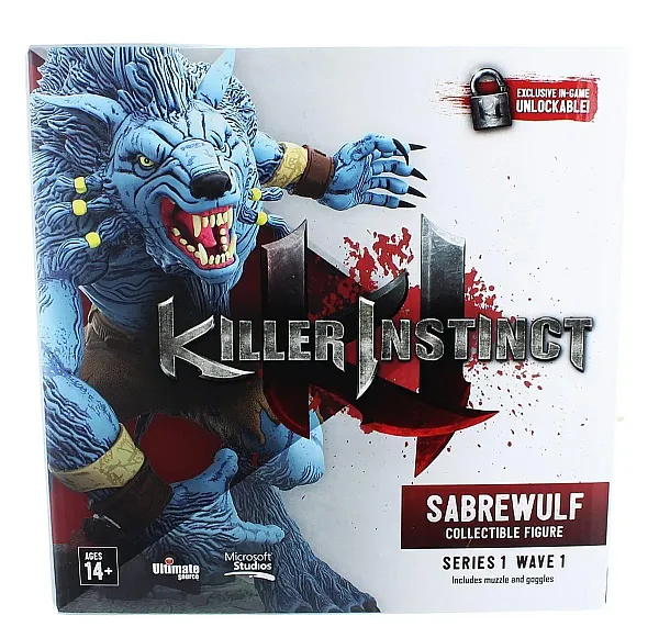 KILLER INSTINCT - SERIES 1 COLLECTIBLE FIGURE: SABREWULF 15CM